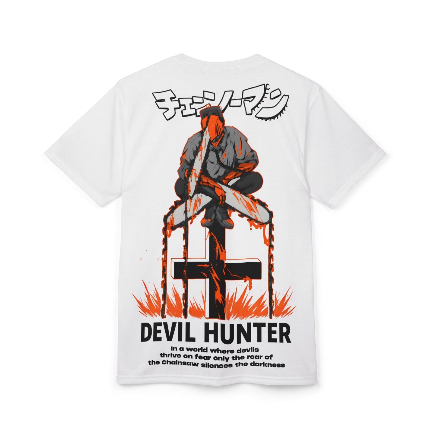 Devil Hunter White Oversized T-Shirt