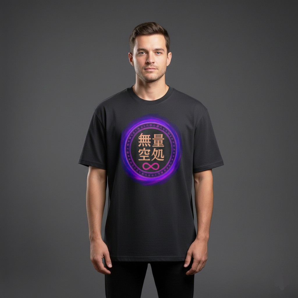 Jujutsu Kaisen Gojo Domain Expansion Oversized T-Shirt