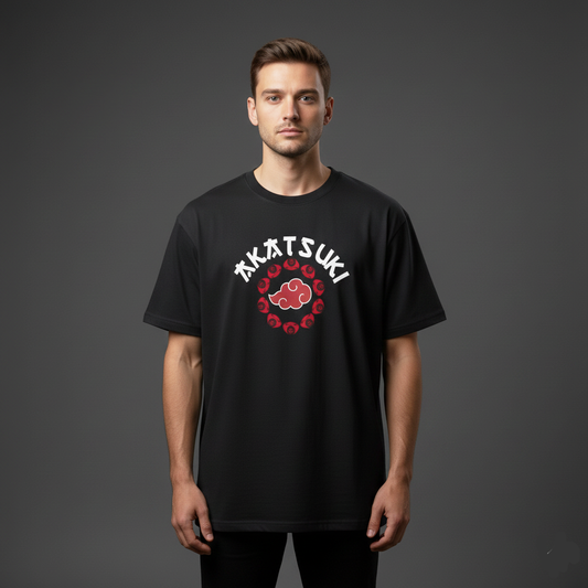 Naruto Akatsuki Clan Oversized T-Shirt