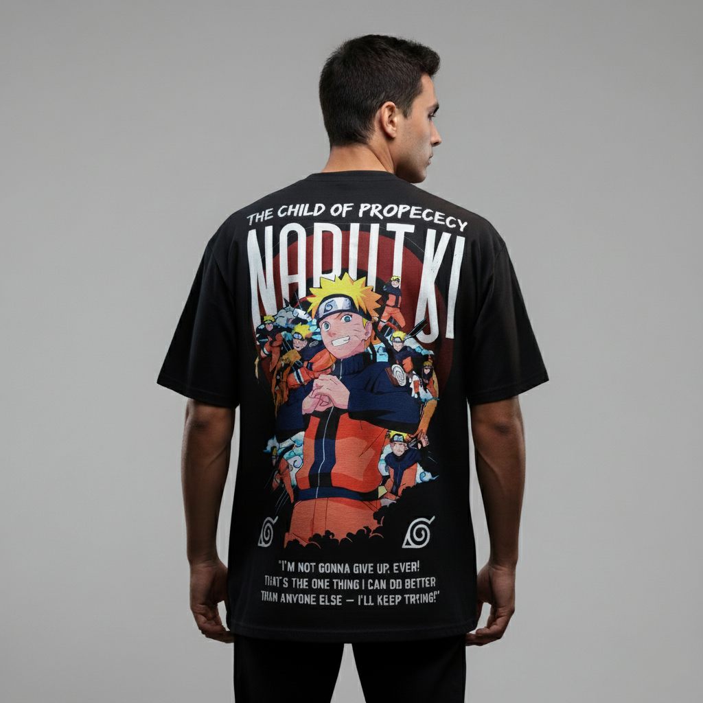 The Child of Prophecy Naruto Oversized T-Shirt