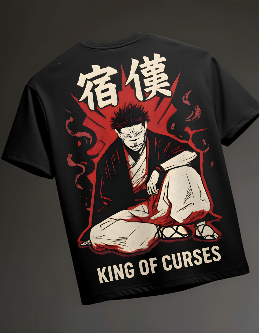 King Of Curse Sukuna Oversized T-Shirt