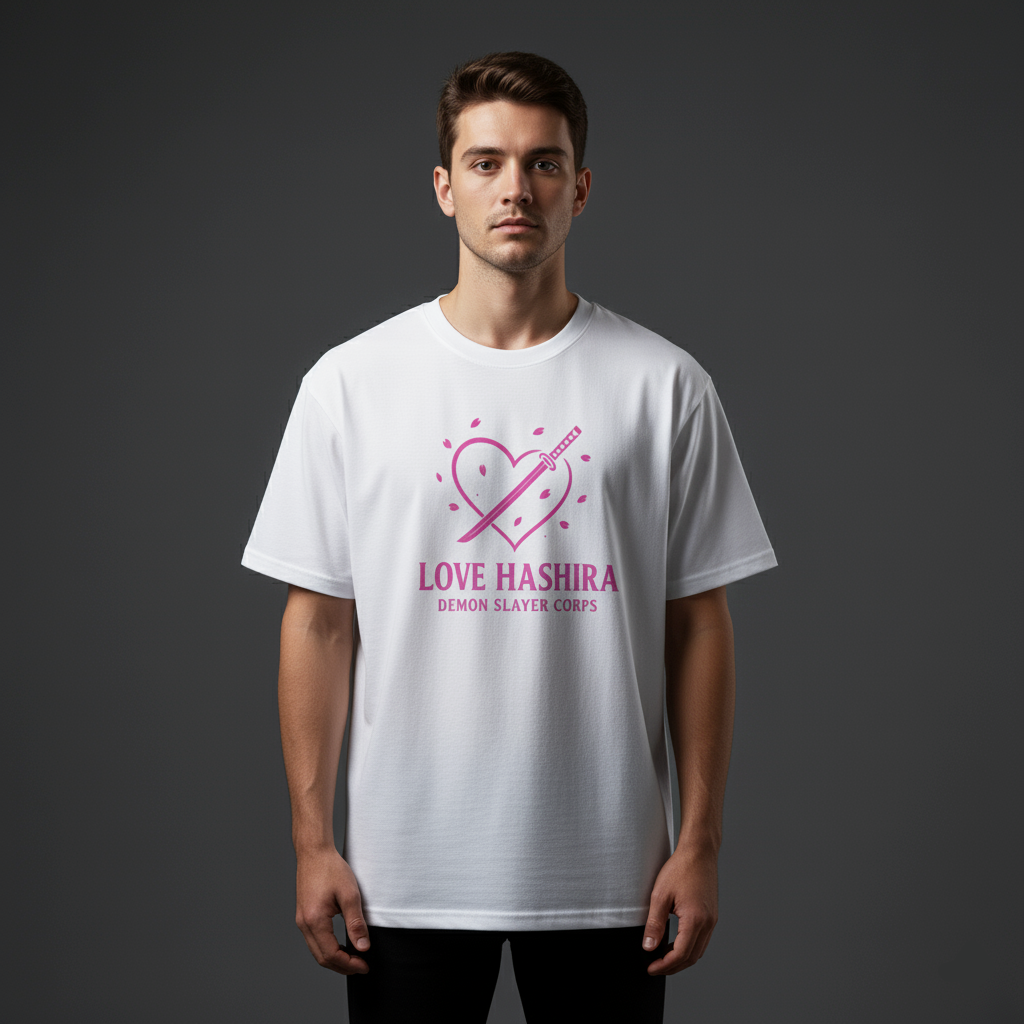Love Hashira Demon Slayer Corps Oversized T-Shirt