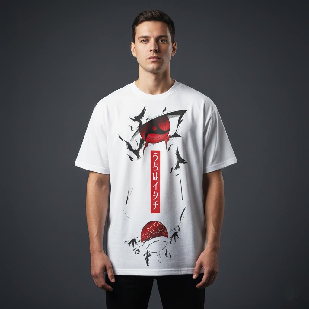 Mangekyō Sharingan Itachi Uchiha Oversized T-Shirt