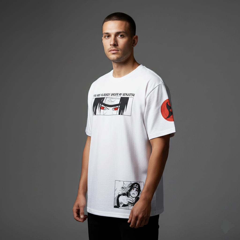 Itachi Uchiha Sharingan Eyes Oversized T-Shirt