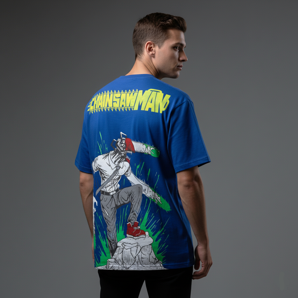 Chainsaw Devil Oversized T-Shirt