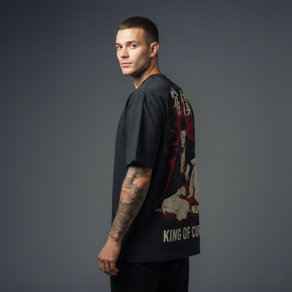 King Of Curse Sukuna Oversized T-Shirt