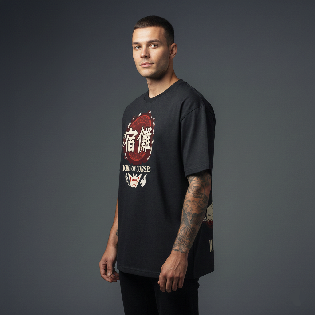 King Of Curse Sukuna Oversized T-Shirt