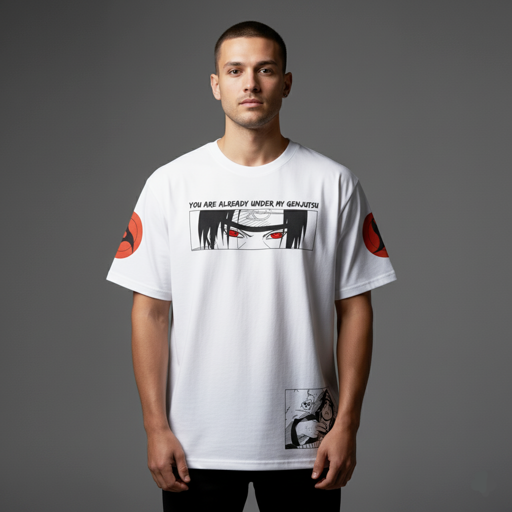 Itachi Uchiha Sharingan Eyes Oversized T-Shirt