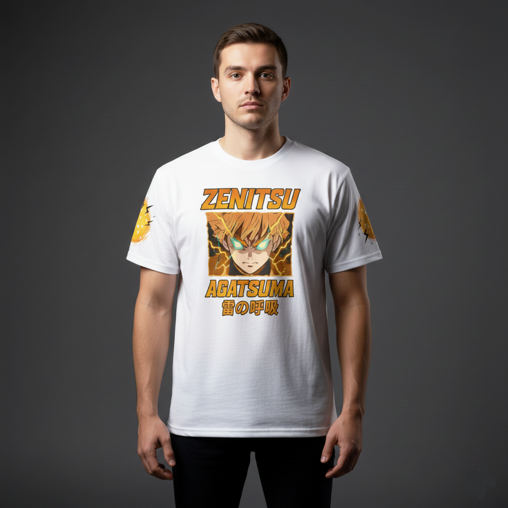 Demon Slayer Zenitsu Thunder Form Regular T-Shirt
