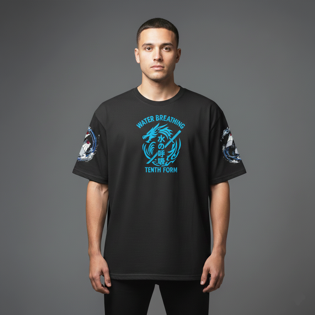 Tanjiro Water Breathing Oversized T-Shirt