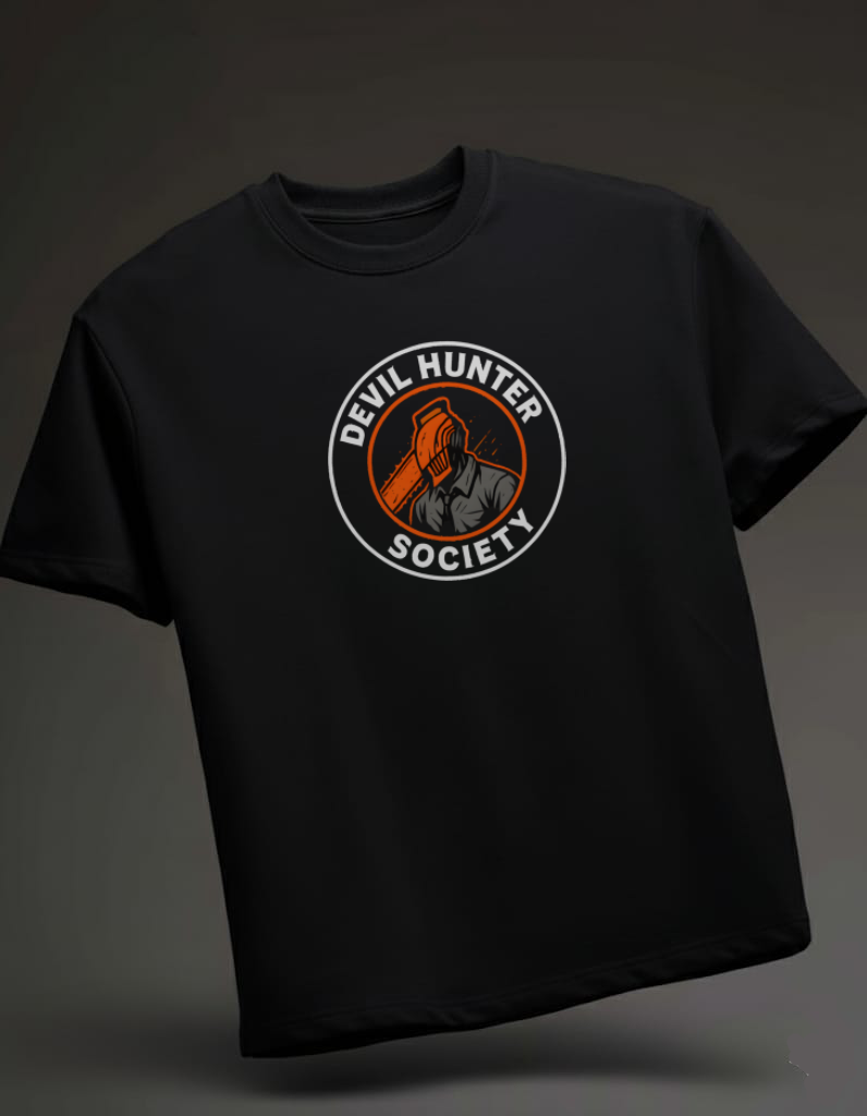 Devil Hunter Black Oversized T-Shirt