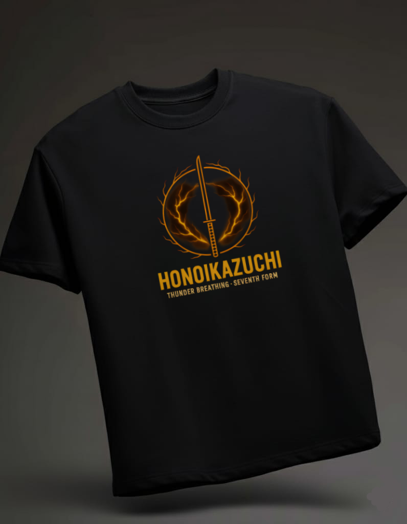 Zenitsu Agatsuma Thunder Breathing Oversized T-Shirt
