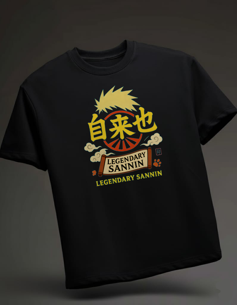 Jiraiya The Legendary Sannin Oversized T-Shirt