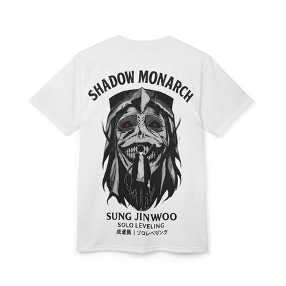 Solo Leveling Shadow Monarch Regular White T-Shirt