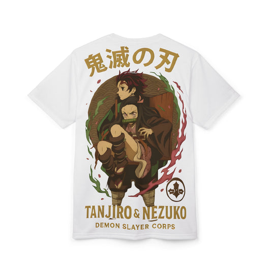 Demon Slayer Tanjiro & Nezuko Regular White T-shirt