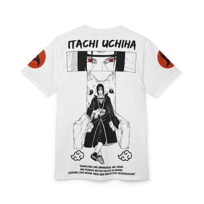 Itachi Uchiha Sharingan Eyes Oversized T-Shirt | Naruto Anime Streetwear Tee