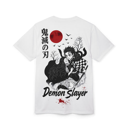 Blood Moon Demon Slayer Tanjiro & Nezuko Regular T-Shirt