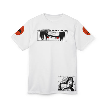 Itachi Uchiha Sharingan Eyes Oversized T-Shirt | Naruto Anime Streetwear Tee