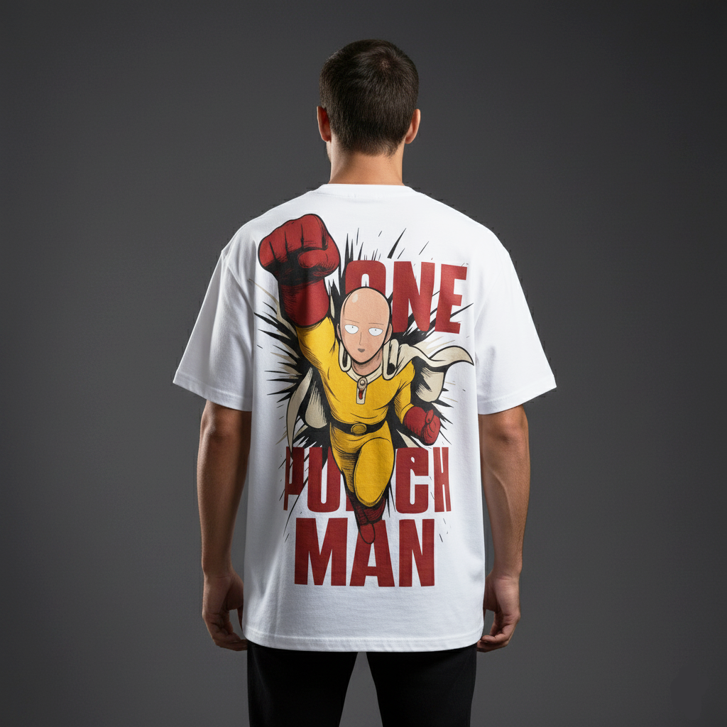 One Punch Man Oversized Tee