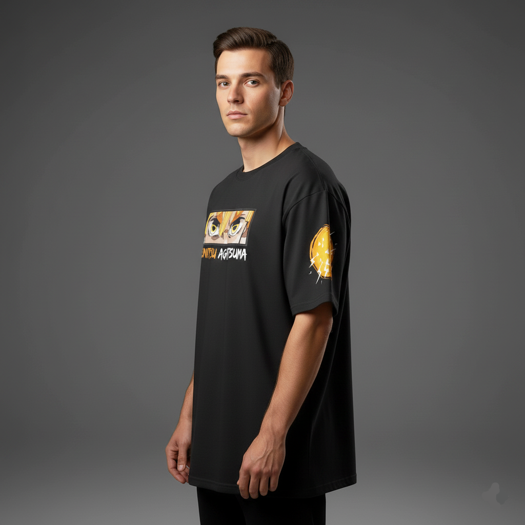 Zenitsu Agatsuma Thunder Breathing Oversized T-Shirt