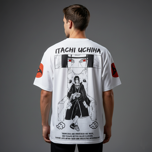 Itachi Uchiha Sharingan Eyes Oversized T-Shirt
