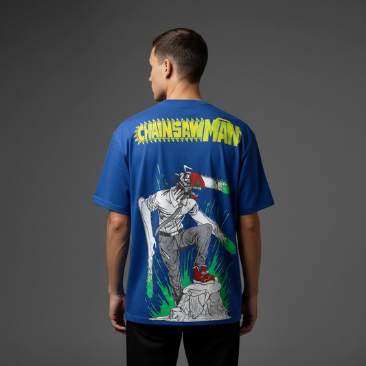 Chainsaw Devil Oversized T-Shirt
