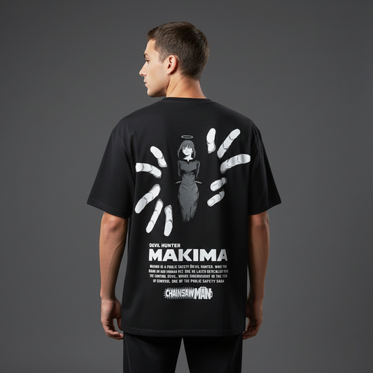 Makima Devil Hunter Oversized T-Shirt