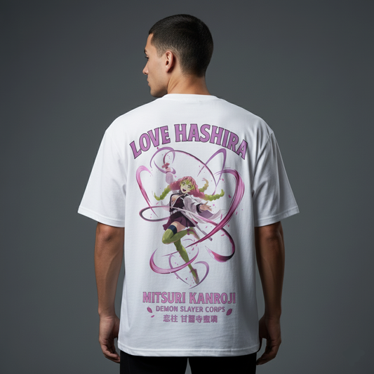 Love Hashira Demon Slayer Corps Oversized T-Shirt