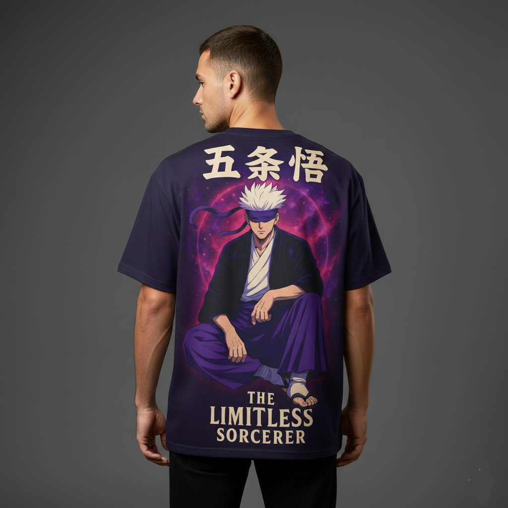 The Limitless Sorcerer Gojo Satoru Oversized T-shirt