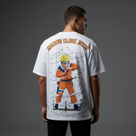 Naruto Shadow Clone Jutsu Oversized T-shirt