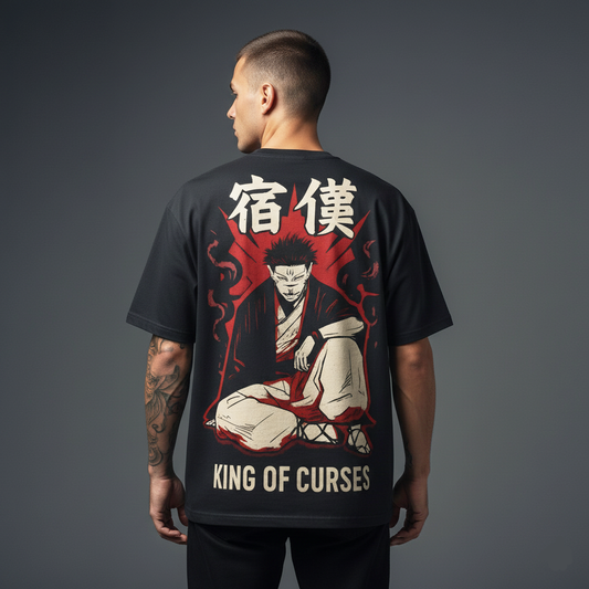 King Of Curse Sukuna Oversized T-Shirt