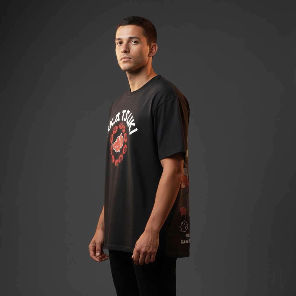 Naruto Akatsuki Clan Oversized T-Shirt