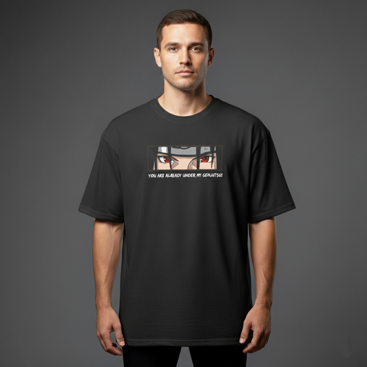 Itachi Uchiha Genjutsu Oversized T-Shirt