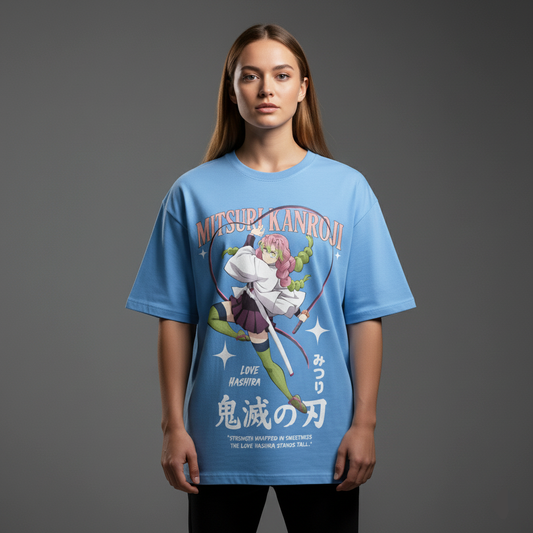 Love Hashira Mitsuri Kanroji Oversized T-Shirt