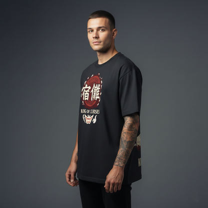 King Of Curse Sukuna Oversized T-Shirt