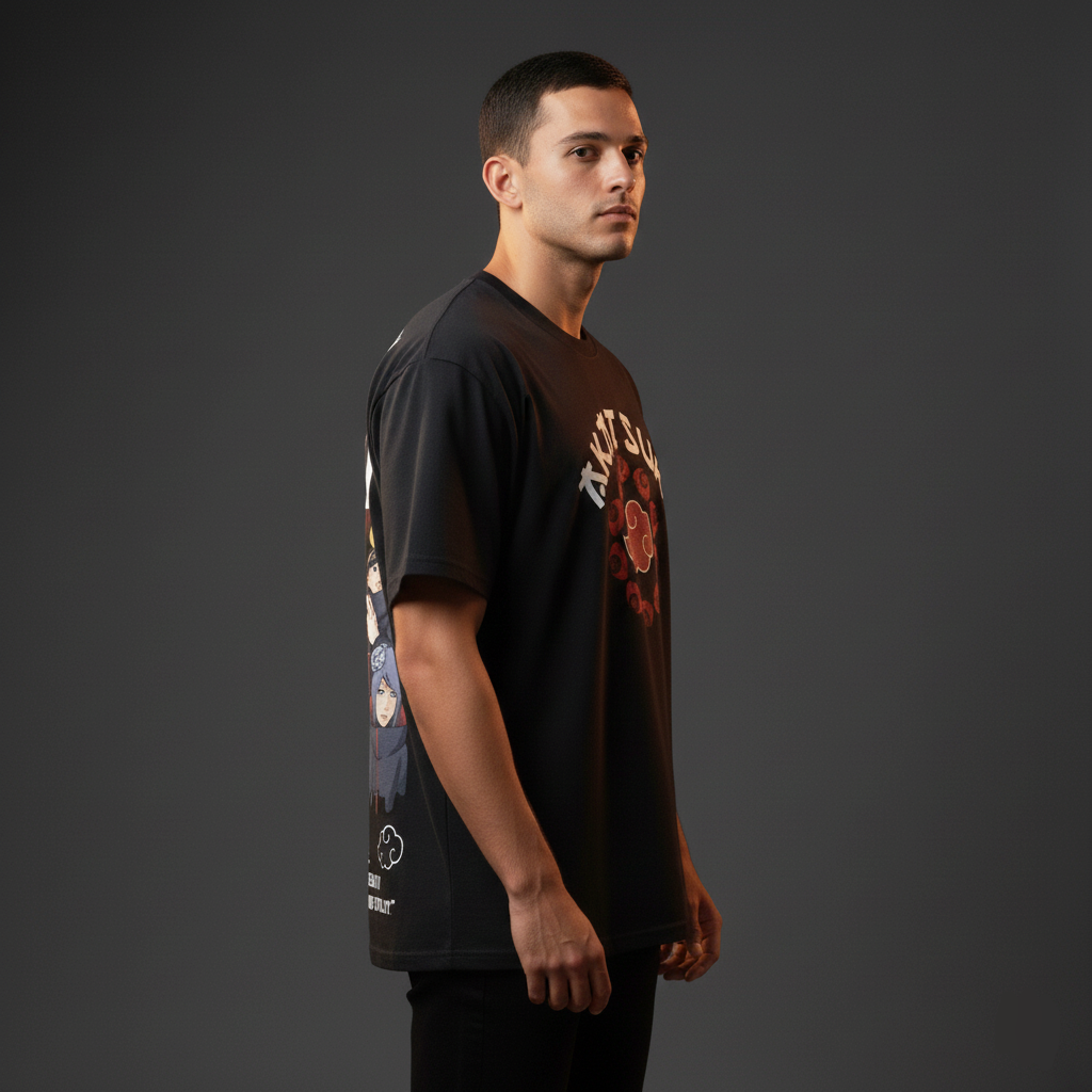 Naruto Akatsuki Clan Oversized T-Shirt