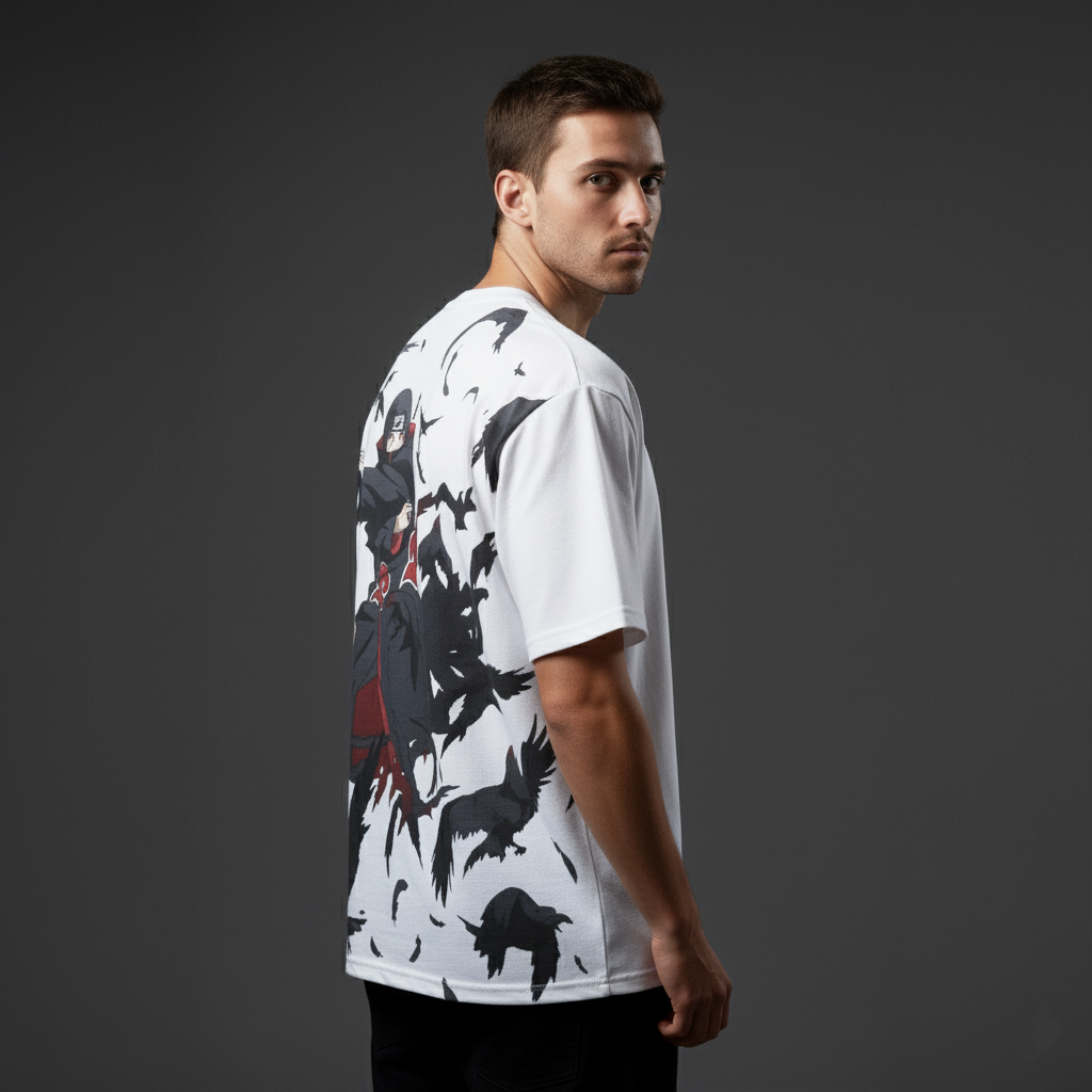 Itachi Uchiha Genjutsu Oversized T-Shirt