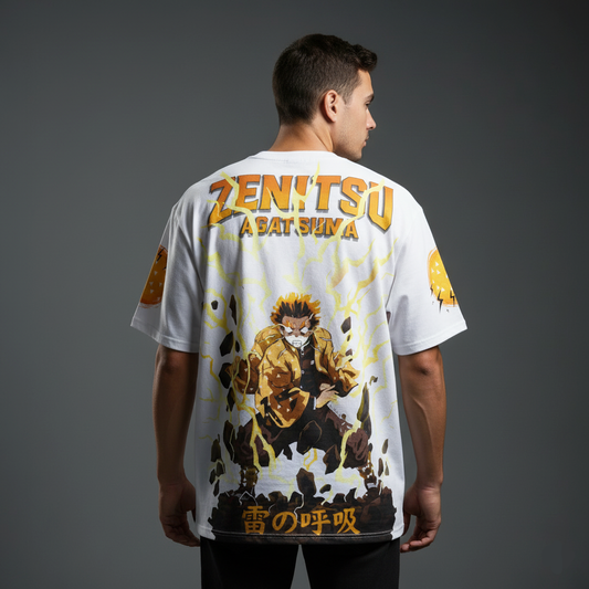 Zenitsu Thunder Form Oversized T-Shirt