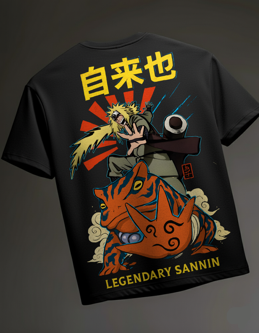 Jiraiya The Legendary Sannin Oversized T-Shirt