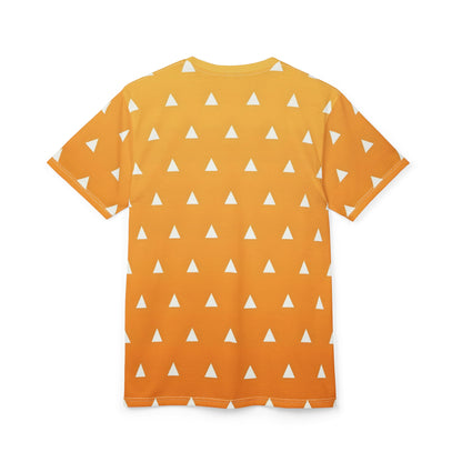 Demon Slayer Zenitsu Agatsuma Lightning Pattern Oversized T-shirt